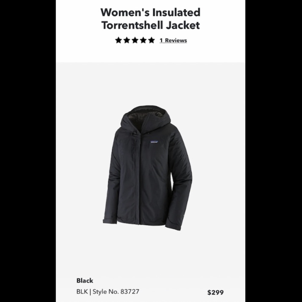 Patagonia Insulated Torrentshell Jacket